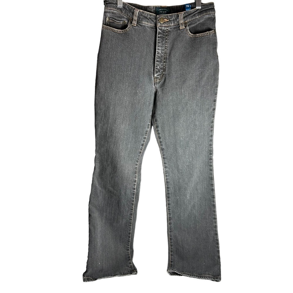 Jie Bird Japanese Faded Black Wash Bootcut Jeans Sz 27